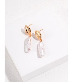 Baroque Pearl Drop Earring