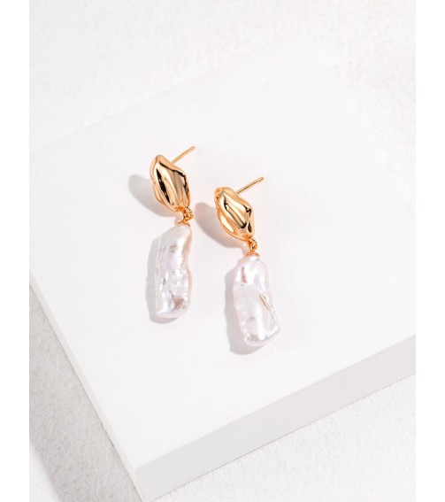 Baroque Pearl Drop Earring