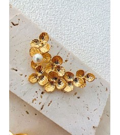 Full-Blown Flowers Brooch