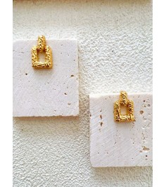 Gold Lava Earring