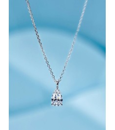 0.75ct Pear Shape Cut Diamond Necklace