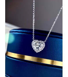 2.5ct Heart Shape Diamond Necklace