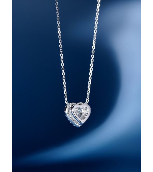 2.5ct Heart Shape Diamond Necklace