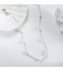 Senerity Silver Pearl Necklace 