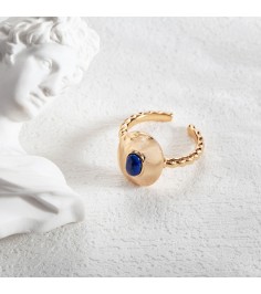 Lapiz Lazuli Gold Ring 