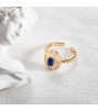 Lapiz Lazuli Gold Ring 