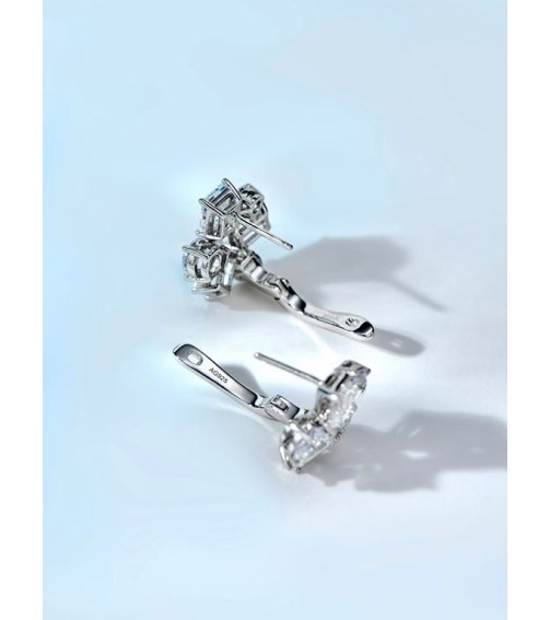 Snowflake Diamond Earring