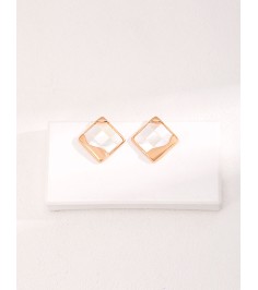 Square Shell Earring