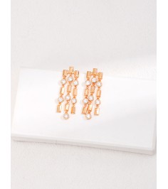 Waterfall Gold Earring 